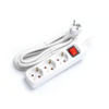 REGLETA 3 ENCHUFES BLANCA 5MT CABLE CON INTERRUPTOR