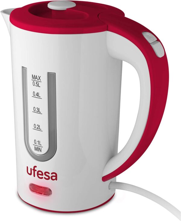 UFESA HERVIDOR DE AGUA DE VIAJE 0.5L 800W