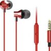 AIWA AURICULARES MICROFONO ESTM-50RD ROJO