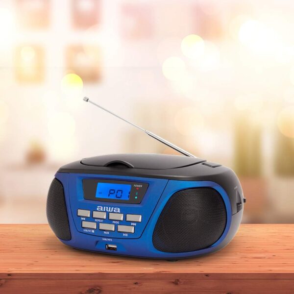 AIWA RADIO CD MP3 BBTU-300BL AZUL