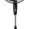 SVAN VENTILADOR PIE 50W NEGRO OSCILANTE