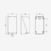 DISPENSADOR MINICHEMINE AZUR ABS BLANCO