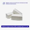 DISPENSADOR HIGIENICO ZIG-ZAG ABS BLANCO/GRIS