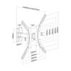 AISENS SOPORTE TV GIRATORIO 32-55" INCLINABLE