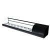 VITRINA 2 PISOS CURV 8 BANDEJAS REFRIGERADA