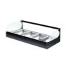 VITRINA REMOTO CURV 4 BANDEJAS REFRIGERADA