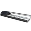 VITRINA SUSHI MATRIX 6 BANDEJAS NEGRA REFRIGERADA