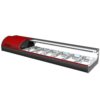 VITRINA SUSHI MATRIX 6 BANDEJAS ROJA REFRIGERADA