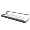 VITRINA CALIENTE MATRIX 6 BANDEJAS HOT