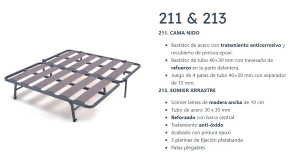 DUPEN CAMA NIDO 211 - Imagen 2