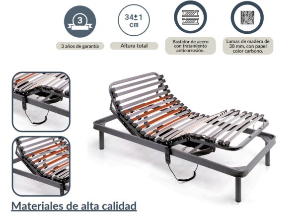 DUPEN CAMA ARTICULADA R-93 ELECTRICA - Imagen 2