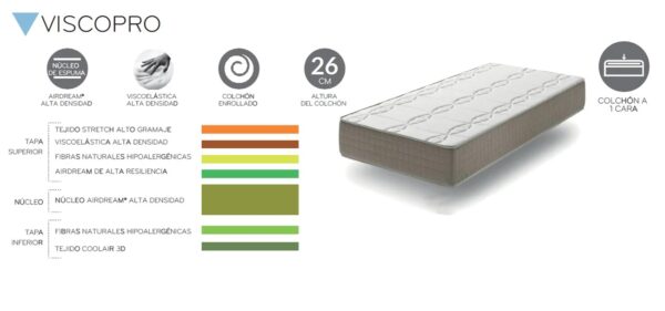 DUPEN COLCHON VISCO PRO