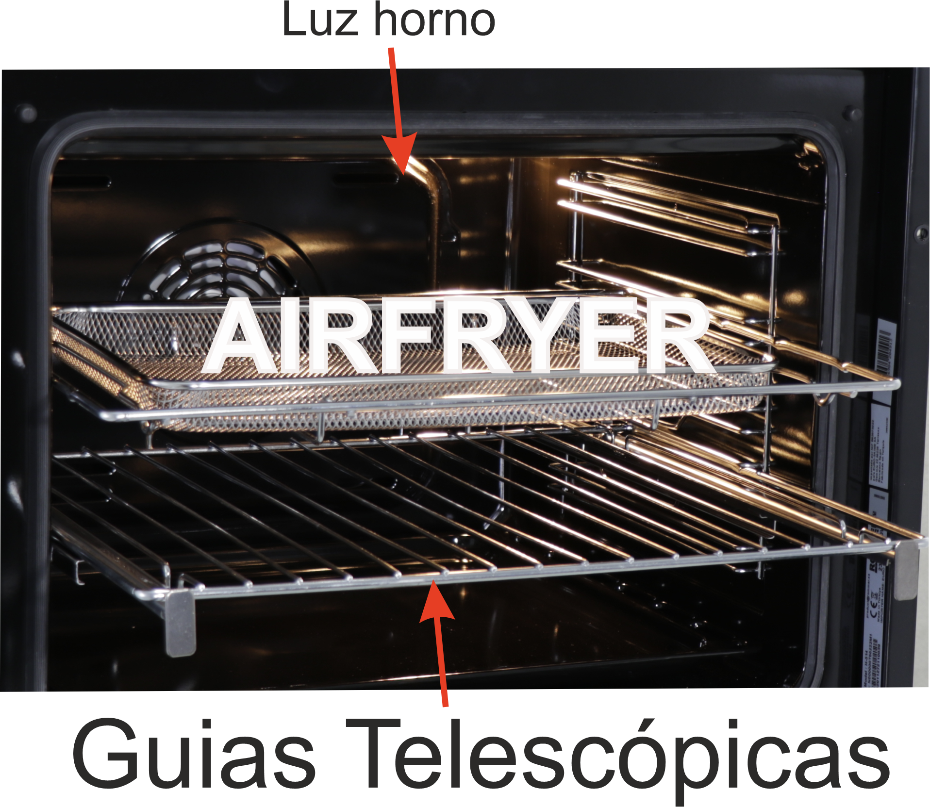 ROMMER HORNO H-514 69L VAP CLEAN CLASE A - Imagen 3