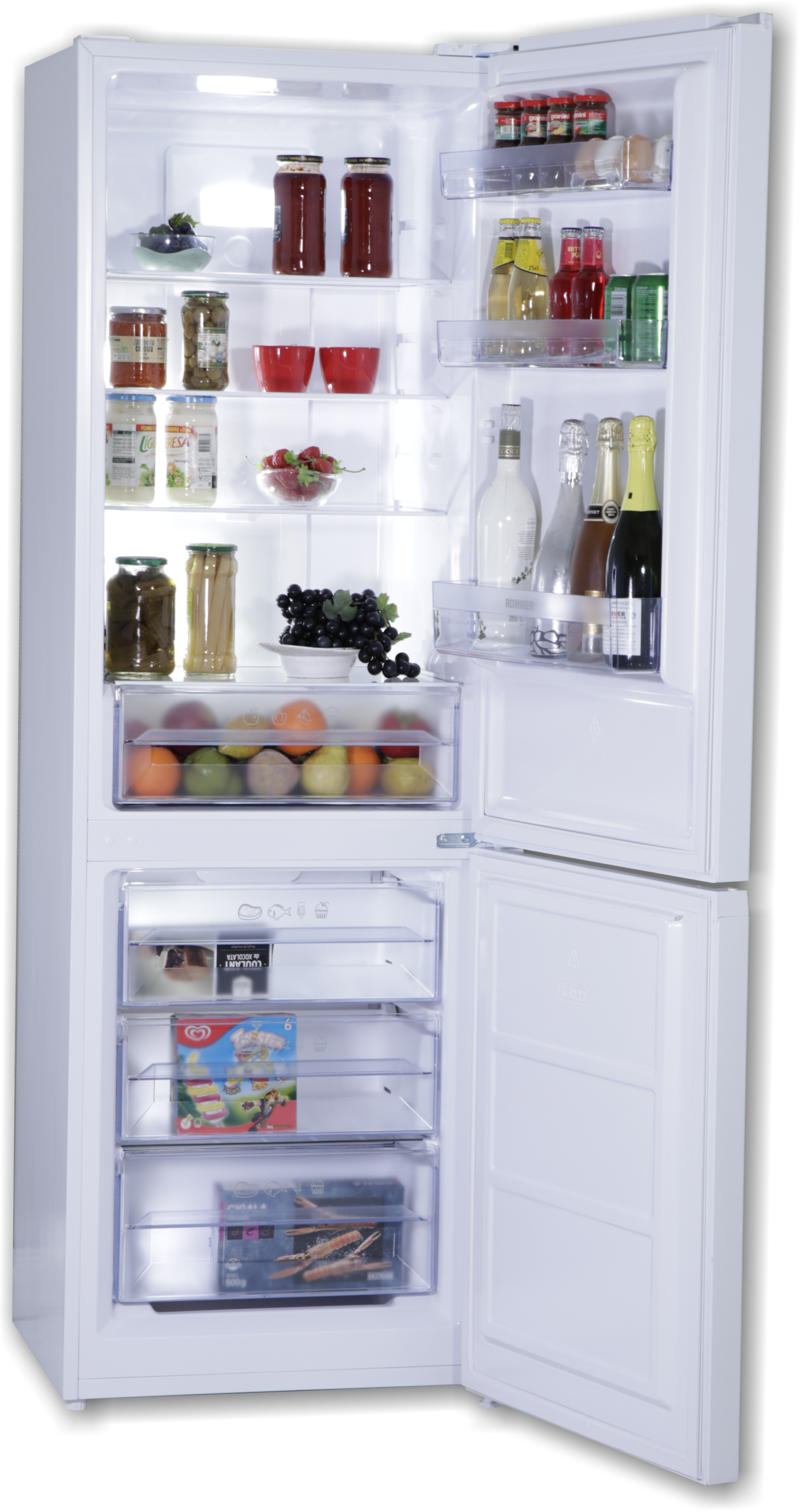 ROMMER COMBI FCH-405 DIGITAL NO FROST BLANCO 186CM