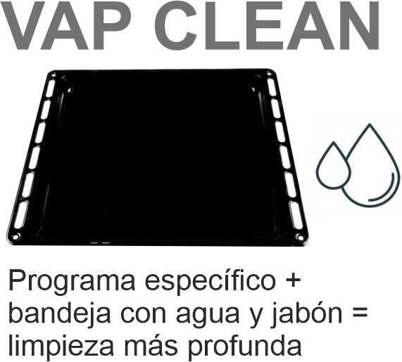 ROMMER HORNO H-514 69L VAP CLEAN CLASE A - Imagen 2