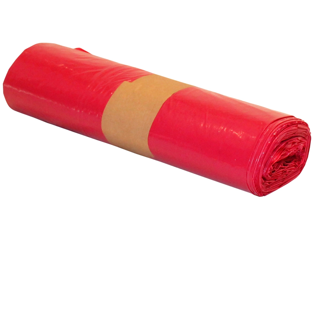 BOLSA BASURA ROJA 85x105CM PAQUETE 10UD