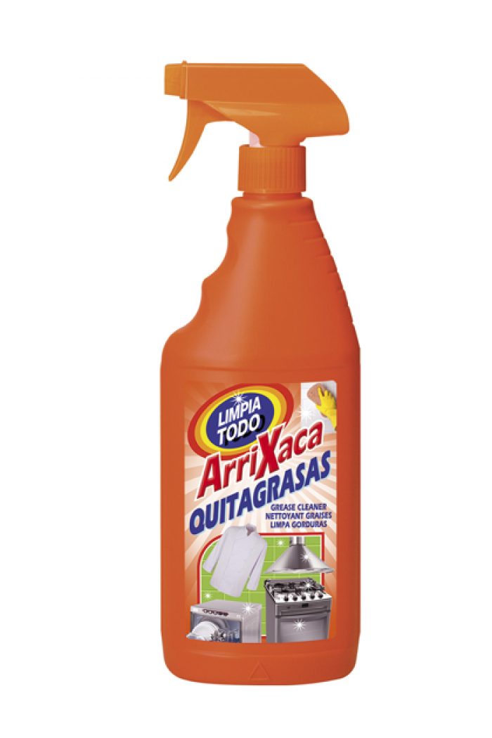 QUITAGRASAS 750ML CON PISTOLA ARRIXACA