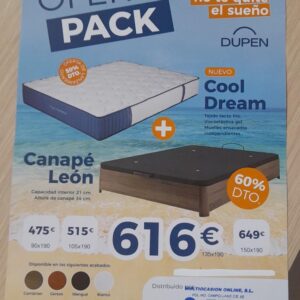 DUPEN COLCHON WINNER 80x180cm