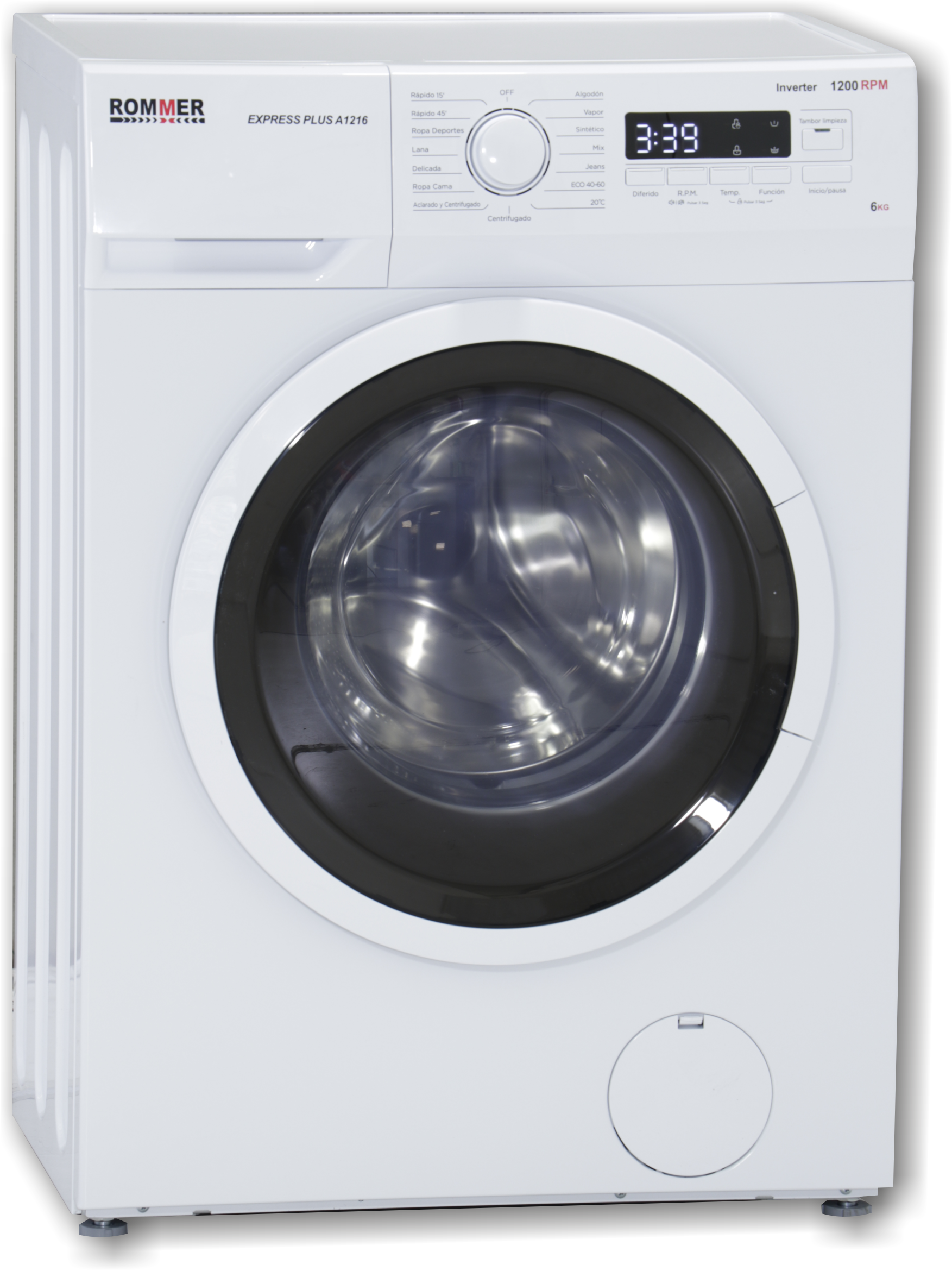 ROMMER LAVADORA 6KG EXPRESS PLUS A1216 1200RPM